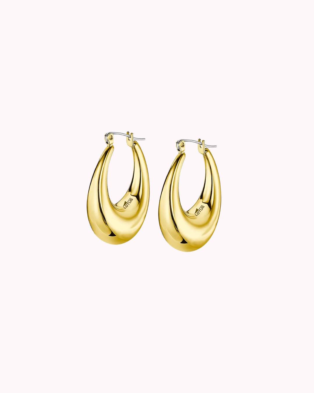 Lotus Style Steel Earrings LS2349-4